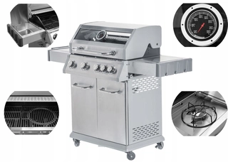 Plynový gril - Plynový gril Yato 14,2 kW